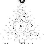 30 Dot To Dot Coloring Pages Christmas Evelynin Geneva