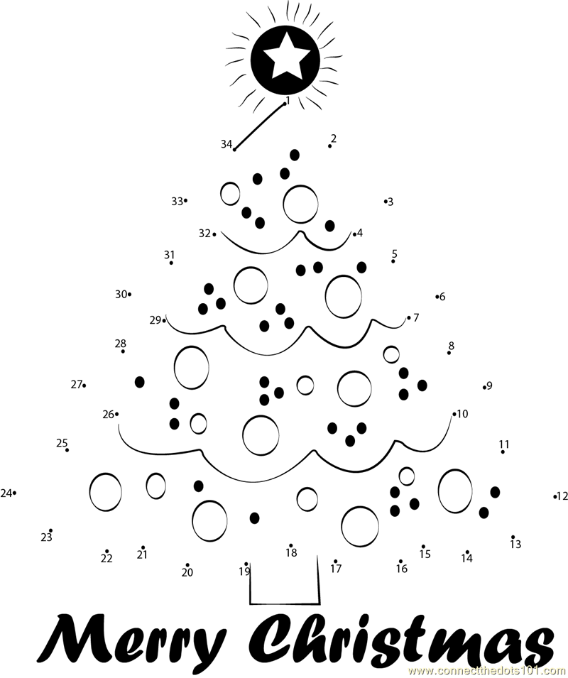 30 Dot To Dot Coloring Pages Christmas Evelynin Geneva