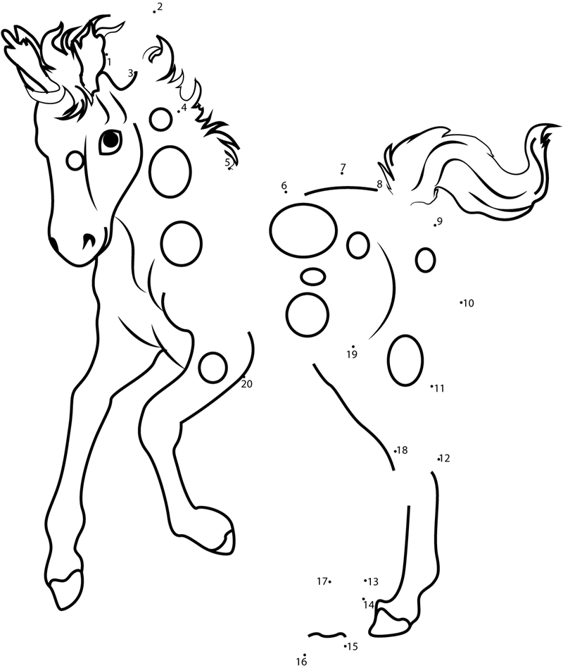 37 Best Ideas For Coloring Horse Dot To Dot Printable