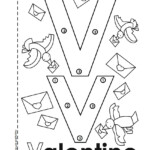Alphabet Book With Dot to dot Counting Component V Is For Valentine
