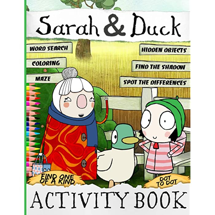 Buy Sarah And Duck Activity Book Collection One Of A Kind Dot To Dot