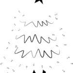 Christmas Tree Dot To Dot Printable Worksheet Connect The Dots