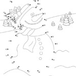 Connect The Dots Christmas Coloring Home