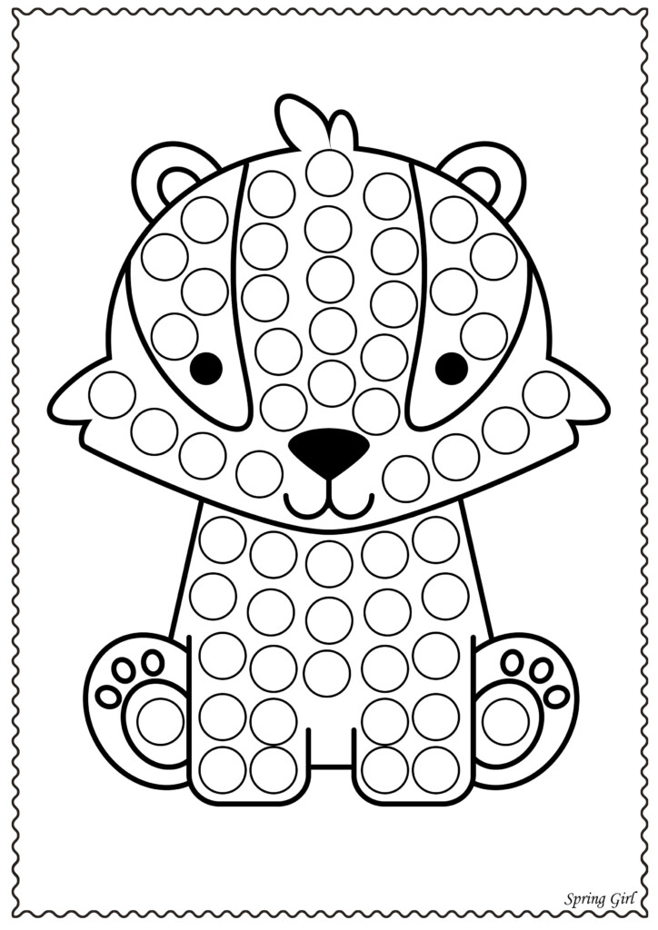 Do A Dot Animals Dot Marker Printables Do A Dot Dot Marker 