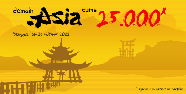 Domain ASIA Cuma 25ribu Rumahweb Indonesia Painless Hosting Solution