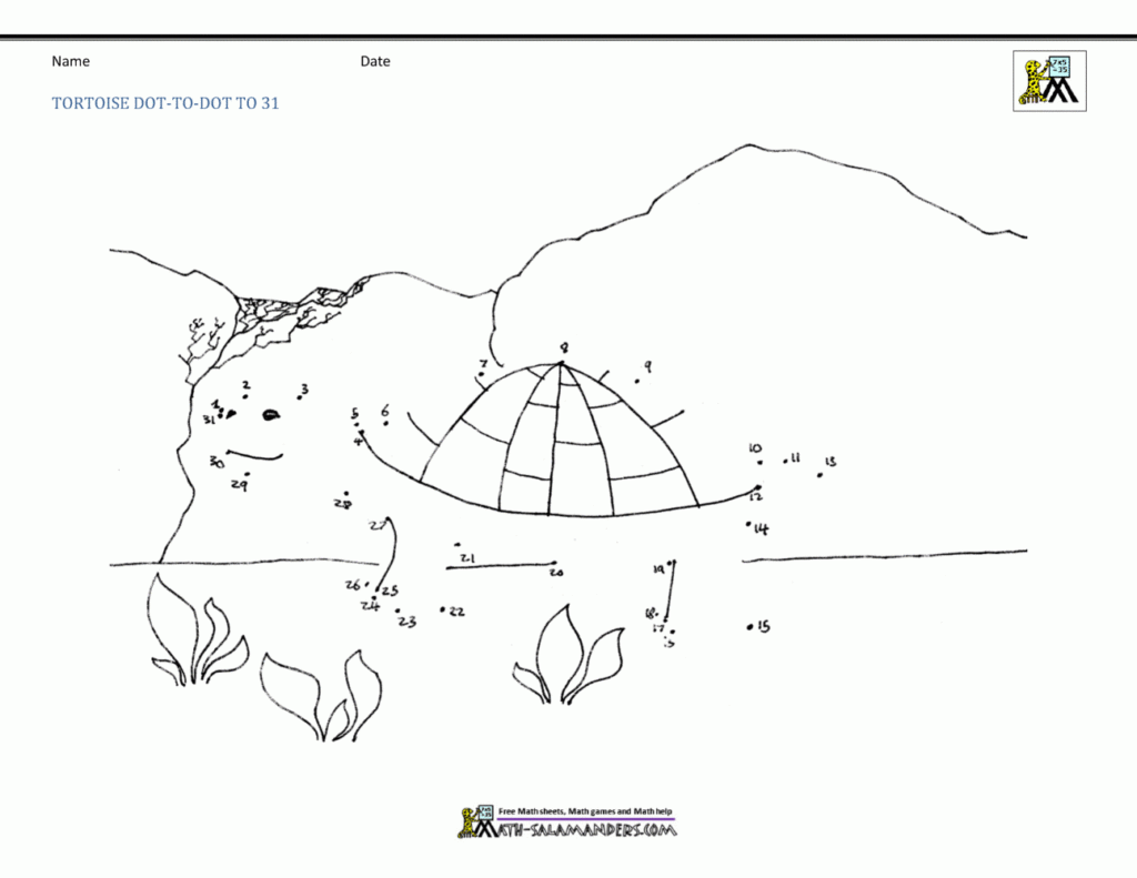 Dot To Dot Printables Up To 50