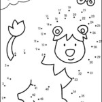 Dot To Dot To 50 Coloring Page Coloring Home