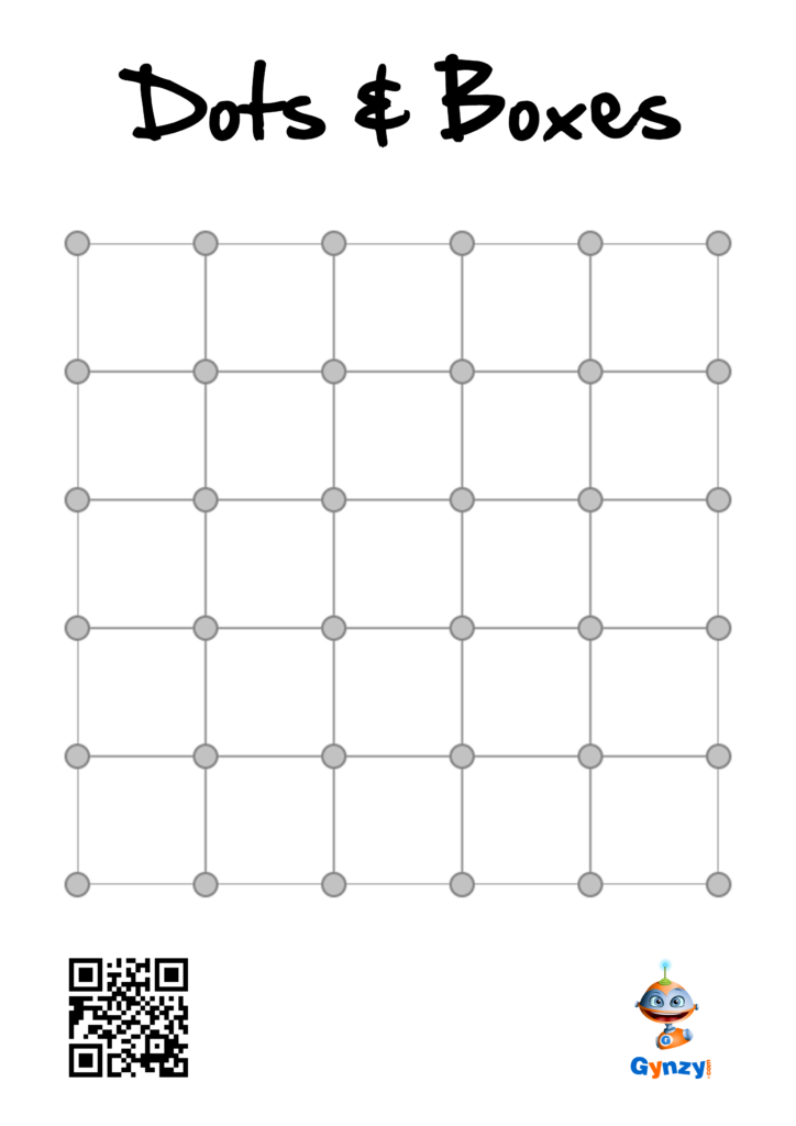 Dots Boxes Dots And Boxes Connect The Dots Game Dots Game