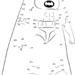 Download Or Print Batman Dot To Dot Printable Worksheet From Cartoons