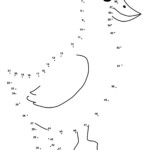 Duck Dot To Dot Free Printable Coloring Pages Free Printable