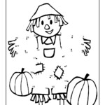 Fall Scarecrow Dot To Dots Woo Jr Kids Activities Scarecrow