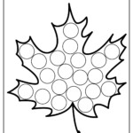 Free Autumn Leaves Fall Do A Dot Marker Coloring Pages Free Printable
