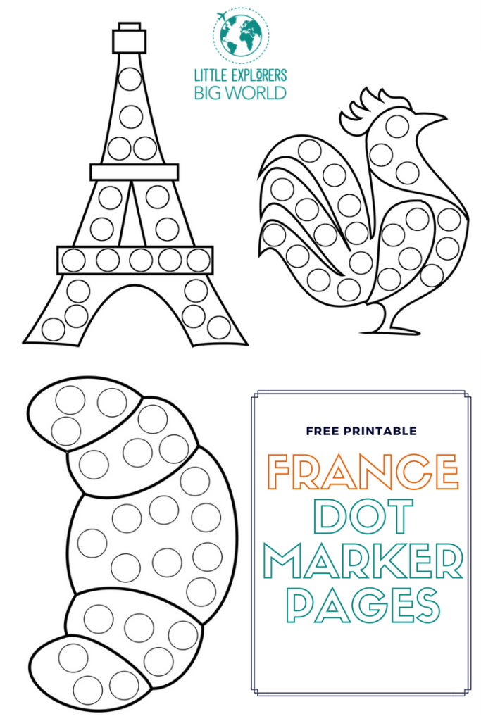 FREE France Dot Marker Printables Find More At 