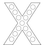 FREE Letter X Do A Dot Printables Uppercase Lowercase Letter A