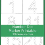 Free Number Dot Marker Printable 1 To 20 Easy To Use Printable For