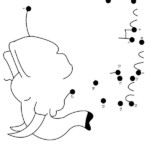 Free Online Printable Kids Games Elephant Dot To Dot Olifant Thema