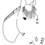 Free Printable Animal Dot to dot Horse Free Preschool Printables