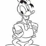 Free Printable Donald Duck Coloring Pages HM Coloring Pages AZ