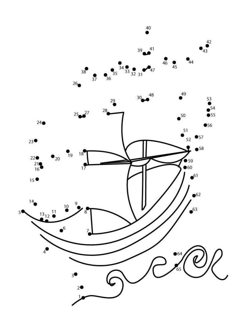 Free Printable Mayflower Craft Mayflower Ship Printable Connect The 