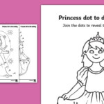 FREE Printable Princess Dot to Dot Activity Sheets