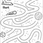 Free Simple Maze Printables For Preschoolers And Kindergartners Space