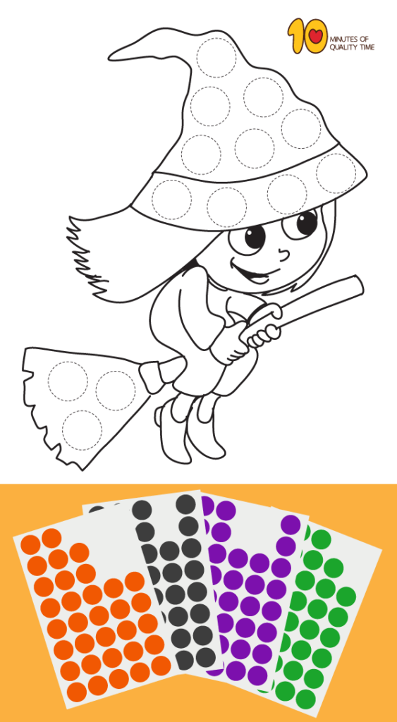 Halloween Do A Dot Printables Halloween Preschool Art Activities For 