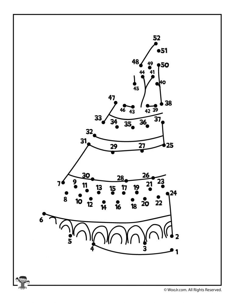 Happy Birthday Dot To Dot Activity Pages Printables Birthday Party