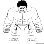 Lego The Hulk Dot To Dot Printable Worksheet Connect The Dots