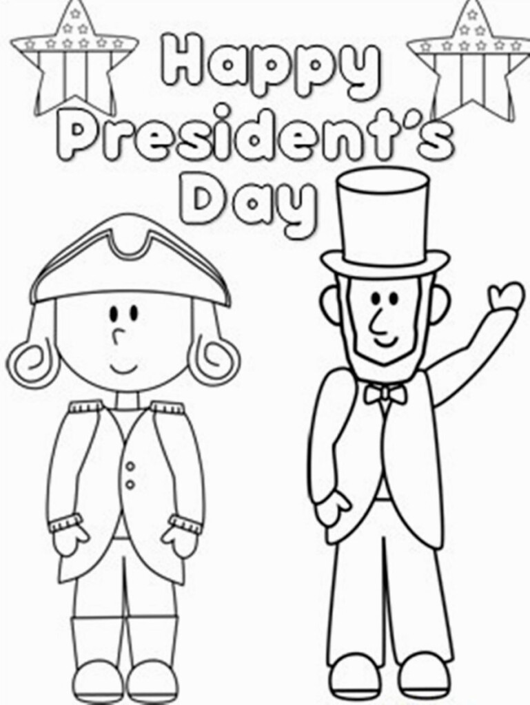Presidents Day Coloring Pages Happy Presidents Day Presidents Day 