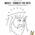 Printable Moses Connect The Dots Activity For Kids FREE Bible