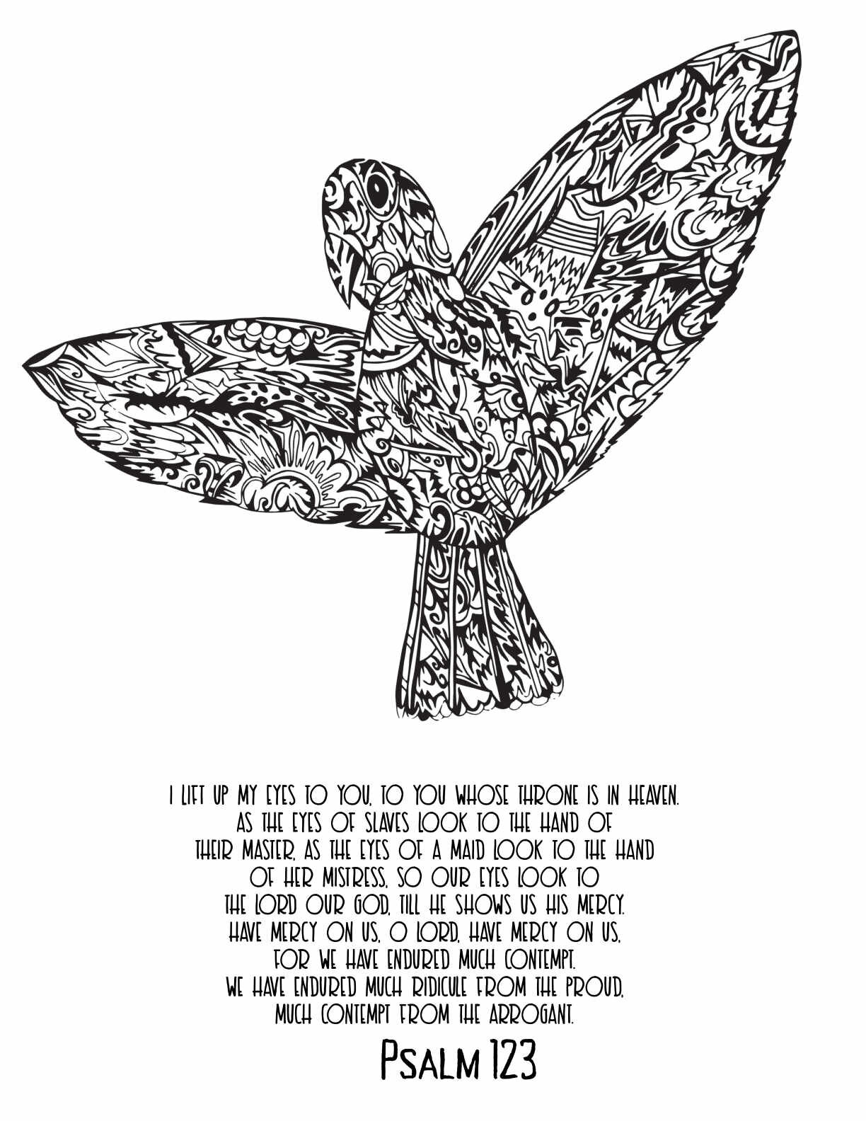 Psalm 121 Coloring Page Free Download Gmbar co