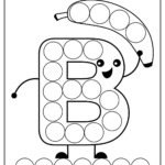 Set Of ABC Dot Marker Coloring Pages Preschool Alphabet Printables