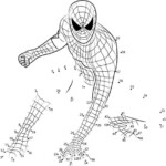 Spider Man Connect The Dots Dot To Dot Printables Dots