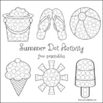 Summer Dot Activity Free Printables The Resourceful Mama