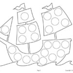 Thanksgiving Do A Dot Printables And Dot Art Painting Coloring Pages