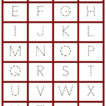 Tracing The Alphabet Letters A To Z Dot To Dot Printable Worksheet