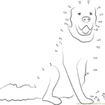 White Dog Connect The Dots Worksheet Dot Worksheets Dots White Dogs