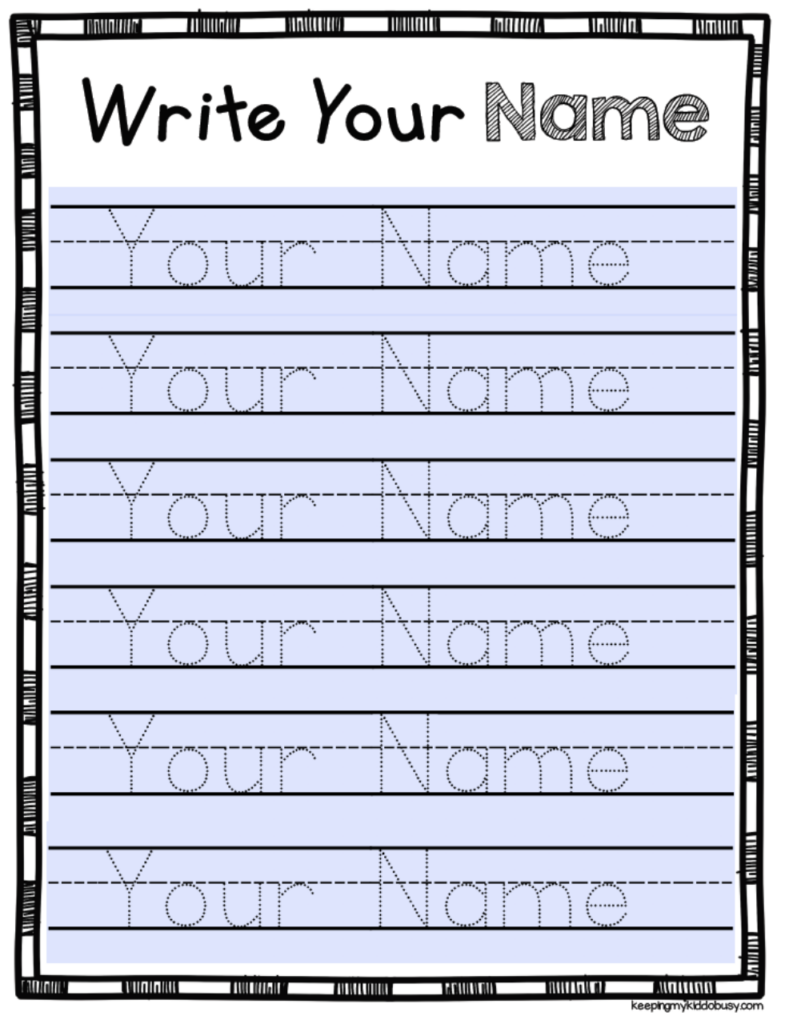 Writing Practice Preschool Name Writing Activities Kindergarten Names 