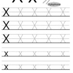 X Tracing Worksheet